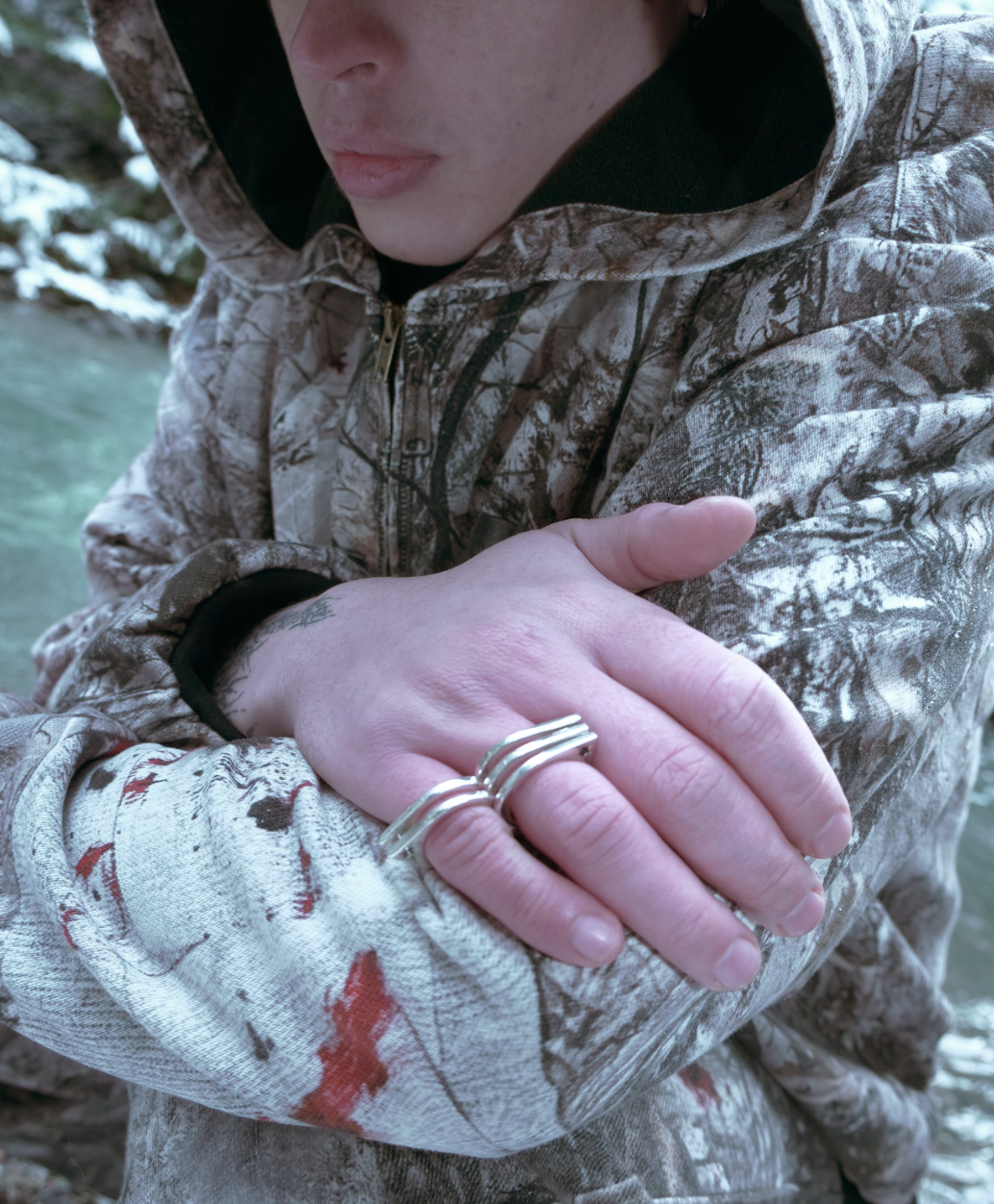 "LOTUS" LAYERED RING