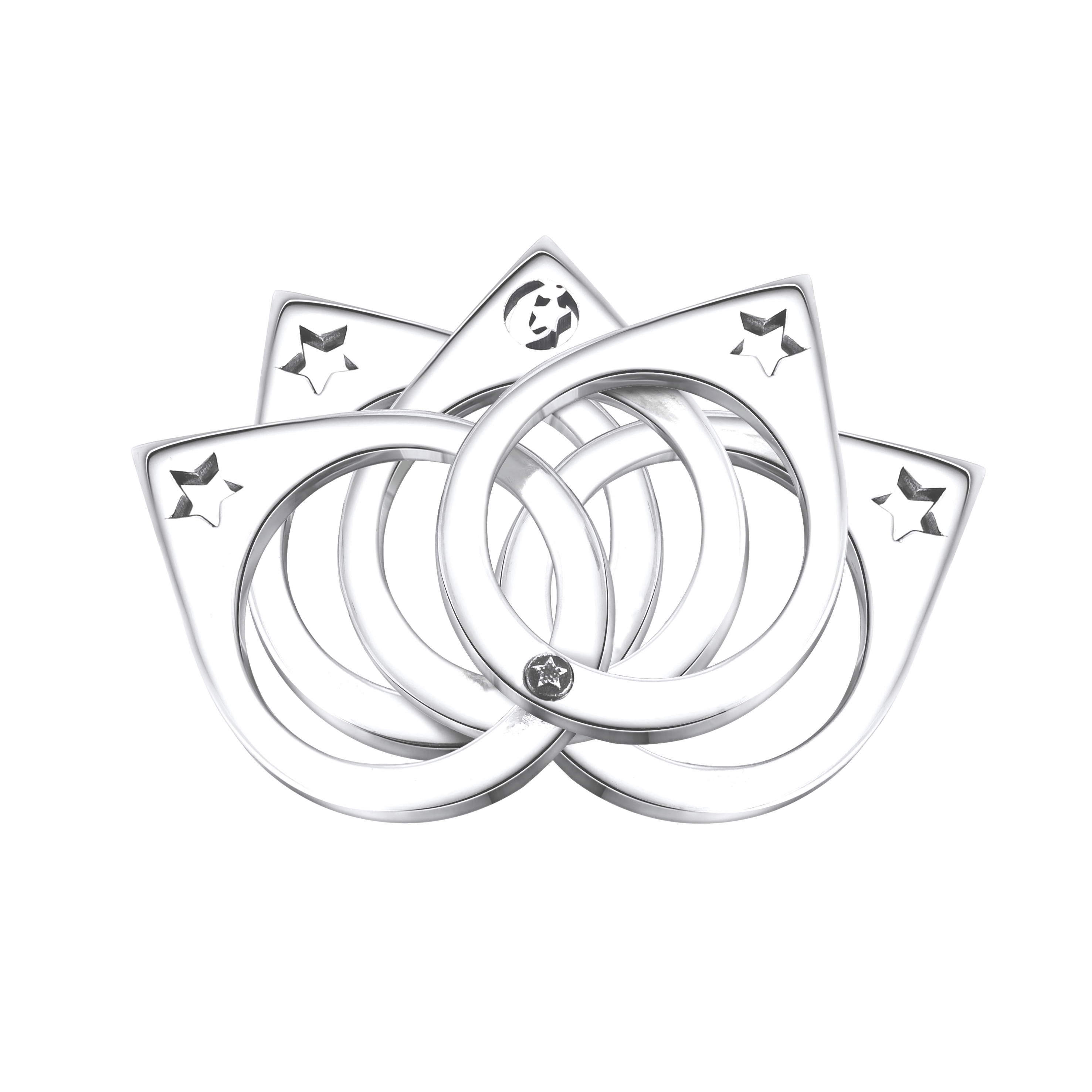 "LOTUS" LAYERED RING