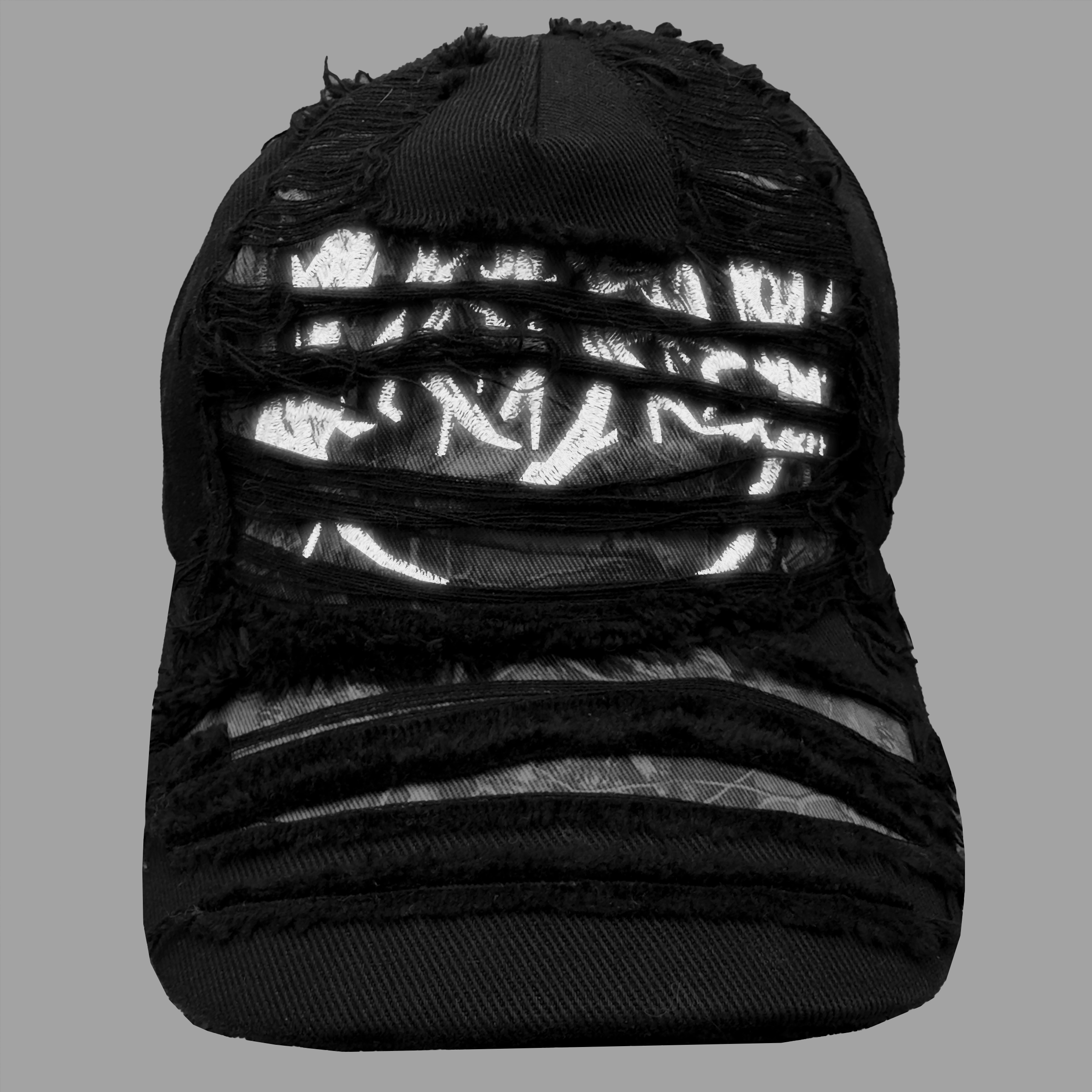 "GHOST CAMO" DISTRESSED HAT